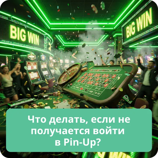 Что делать, если не получается войти в Pin-Up?